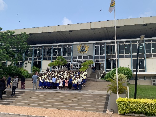 ガーナの国会内部